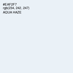 #EAF2F7 - Aqua Haze Color Image
